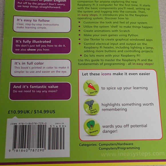 Raspberry Pi 3 Paperback Book - Picture 2 of 2